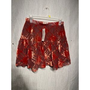 Urban Outfitters Skirts Uo Vera Burnout Velvet Flippy Mini Skirt